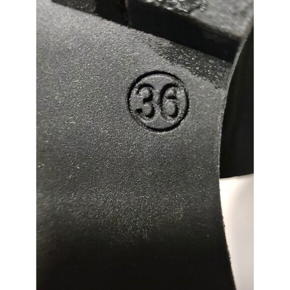 Free People Winona Wedge Black Comfort Leather Size EU 36 - Picture 6 of 9